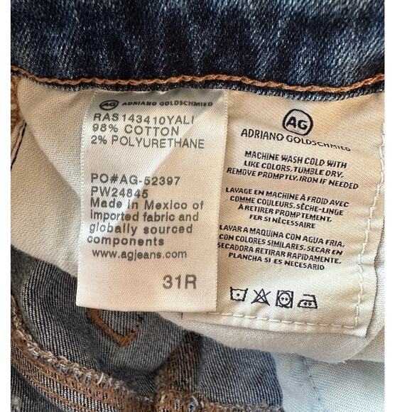 Adriano Goldschmied Prima Cigarette Jeans Blue Women’s 31 - Picture 8 of 12